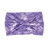 Diadema Tie-Dye Hecha a Mano Europea y Americana Banda para el Cabello de Algodón Elástico Ultraancha Absorbente del Sudor Banda para el Cabello de Ala Ancha Banda para el Cabello de Ejercicio Yoga Turbante