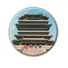 Souvenirs Culturales y Creativos de Turismo de Shanxi Imanes de Refrigerador de Vidrio de Cristal Grutas de Yungang Templo Jin Templo Colgante Área Escénica Personalización