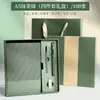 Set de cuaderno transfronterizo con logo impreso en tela de sarga, cuaderno simple para reuniones de oficina, taza térmica de regalo