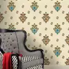 Papel Tapiz Autoadhesivo Estilo Europeo para Sala de Estar, Dormitorio, Pared de Fondo de TV, Pegatinas Decorativas de Pared, Pegatinas de Pared para Renovación