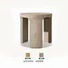 Sofá de Exterior Aleación de Aluminio Patio Villa Hotel Exterior Pomelo Madera Maciza Impermeable Protector Solar Casa de Huéspedes Silla de Acero Inoxidable Muebles