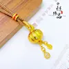 Tienda de Oro Mismo Estilo Calabaza Antigua Incrustada con Diamantes Colgante de Borla Nueva Estilo Chino Estilo Nacional Abundante Colgante de Calabaza