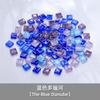 Mosaico de Vidrio de Cristal Granular Mini Colorido de 1 cm Collage Arte Creativo Materiales DIY Hechos a Mano para Niños