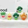 Chaveiro Divertido de Boneco Boca de Salsicha de Legumes Pingente Feio Bonito Chaveiro de Legumes Acessórios para Bolsa Presentes para Estudantes