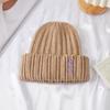 Gorro de lana tejido para niños en otoño e invierno estilo coreano combinable casual invierno dulce y lindo estilo coreano ins para hombre gorro para el frío