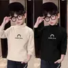 Y2579 # Nueva Camiseta Térmica Auto-Calentable para Niños, Top de Cuello Semi-Alto, Estilo Moderno para Otoño e Invierno