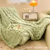 Cor Sólida Flanela Fleece Bolha Quente Multifuncional Cobertor Exclusivo da Amazon Cobertor de Presente Venda por Atacado