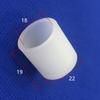 Luva de silicone de cabeça redonda translúcida resistente a altas temperaturas Luva de silicone galvanizada por pulverização Luva de silicone à prova de poeira Luva protetora de parafuso de rosca à prova d'água