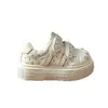 Zapatos Cómodos de Lunares para Niñas con Aceite de Argán 2026 Primavera/Otoño Nuevos Zapatos Blancos de Moda con Suela Suave para Niños Pequeños, Medianos y Grandes