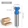 6/6.35/12/12.7mm Cortador de Uñas de Doble Curva Cuchillo de Cajón Tirador de Puerta de Gabinete Cuchillo Fresa para Madera Máquina de Recorte