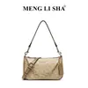 2026 Bolsa Feminina Transfronteiriça Marca C Nova Moda Estampada Bolsa de Ombro Crescente Bolsa de Mão Bolsa de Ombro Transversal Corrente Bolsa Mahjong