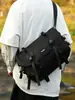 Bolsa Mensageiro Grande Capacidade 2025 Transfronteiriça para Homens e Mulheres, Mochila de Estilo Neutro, Bolsa Transversal, Bolsa de Viagem de Curta Distância de Marca Tendência