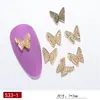 Celebridad Popular de Internet Accesorios para Uñas Aretes Nuevo Colgante de Cadena con Borla de Mariposa Zirconia para Uñas Diamante Brillante Fabricante