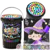 Caneta Marcadora Glitter Balde, Brilhante Perolada Secagem Rápida, Empilhável Cor Caneta de Pintura para Aluno do Ensino Fundamental, Caneta Aquarela, Caneta de Ponta Macia para Caderno