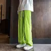 Pantalones Largos Casuales de Pierna Ancha, Holgados, Elegantes, de Marca de Moda para Hombre, Otoño, con Tres Rayas, Ligeros, de Secado Rápido, Pierna Recta, Gris