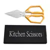 Tijeras de Cocina para Cortar Pollo, Pato, Pescado y Ganso; Tijeras Multifuncionales de Acero Inoxidable de Alta Resistencia para Huesos de Pollo; Tijeras Grandes para Comida de Barbacoa