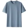 Camiseta Versátil de Algodón Puro Pesado de Corte Holgado Estilo Coreano para Hombres y Mujeres