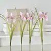 Flores de Iris Artificiales para Decoración de Sala de Estar en Casa, Casas Modelo, Materiales Florales Únicos para Casas de Huéspedes, Flores Artificiales para Bodas, Accesorios para Fotografía