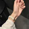 Adecuado para Huawei Gt7 Pulsera Flor Dorada Correa de Metal para Reloj Watch6 Pulsera de Diamantes de Moda y Versátil para Mujer