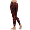 Nuevo Europeo y Americano Transfronterizo para Mujer Estampado Cintura Alta Yoga Ajustado Adelgazante Absorbente de Sudor Pantalones Deportivos de Pie XY1793
