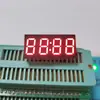 Tubo Digital LED com Slot de 0,76 polegadas Luz Vermelha de Alto Brilho Linha Única 7 Pinos Pé Inferior Display de Relógio 3642R