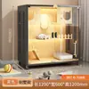 Villa para gatos jaula para gatos, lujosa casa de madera para gatos con puerta de cristal, casa para gatos con arenero integrado, nido para gatos transpirable y ahorrador de espacio