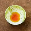 Taza de té pequeña de cerámica blanca roca pintada a mano con margarita, taza de té especial para mujer, juego de té de taza maestra único