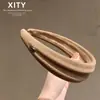 Diadema de moda Dongdaemun con estampado de leopardo, estilo coreano, diadema de alta cobertura para peinar el cabello, un accesorio de alta gama y versátil para salidas