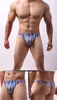 Ropa Interior Sexy de Cintura Baja para Hombre, Exportación Europea y Americana, Estampado de Dibujos Animados, Tanga con Diseño Convexo en U, Absorbe la Humedad
