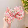 Pasador para el Cabello Infantil Nuevo Modelo Moño Floral Dulce para Niña Pequeña Malla para la Parte Posterior de la Cabeza Accesorios para el Cabello