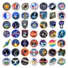 Una variedad de 50/100 pegatinas cósmicas de estrellas y astronautas para tazas, pegatinas decorativas impermeables, pegatinas para diario de mano de niños