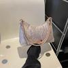 Bolso de franela de alta calidad para mujer 2023 otoño e invierno popular nuevo bolso de hombro axilar moderno elegante casual pequeño bolso cuadrado