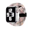 Adequado para pulseira apple iwatch apple ajustável trançada 8 pulseira apple fivela dobrável sucção magnética pulseira ultar
