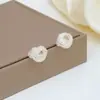 Pendientes de Plata 925 con Cierre de Plata Chapado en Oro Cobre Pendientes Geométricos Tejidos Vintage Transfronterizos para Mujer Accesorios de Oreja Versátiles de Moda