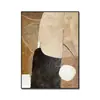 Pintura al óleo abstracta pintada a mano para decoración de fondo de sofá en sala de estar, pintura texturizada de amanecer en la costa, arte de pared decorativo para mesita de noche