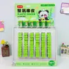 Produto novo criativo, alto apelo estético, design fofo de panda de desenho animado, borracha para estudantes que limpa completamente sem danificar o papel, borracha de display