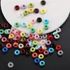 Cuentas de Rueda de Agujero Grande de Colores Acrílicas Pequeñas Sueltas para Cadena de Teléfono Hecha a Mano DIY Materiales para Bisutería Accesorios