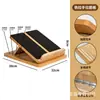 Tabla de Estiramiento de Madera Maciza Artefacto de Pedal Inclinado Estirador de Pie Inclinado Equipo de Rehabilitación para Piernas Taburete Estirador de Piernas Delgadas