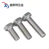 Tornillo Hexagonal Externo de Acero Inoxidable 304 Perno de Cabeza Hexagonal Din933 Rosca Completa a Grado Rosca Completa
