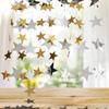 Decoração de quarto estilo ins Guirlanda de estrelas Decoração de casamento Guirlanda de estrela de cinco pontas Layout de festa de aniversário Bandeira de puxar