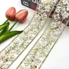 Ancho 5cm Nuevo Vestido de Novia Accesorios de Ropa para Mujer Venta al por Mayor Estilo Étnico Encaje Bordado Accesorios Cinta