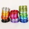 Alambre de alúmina de color directo de fábrica manualidad DIY alambre de aluminio alambre de aluminio alambre de aluminio para jardín alambre de aluminio para bonsái
