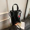 Bolsa para Teléfono Móvil de Diseño de Nicho Verano 2026 Nuevo Estilo Coreano Color Sólido Bolso Cruzado Bolso de Hombro Cruzado Texturizado para Mujer