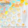 6*8mm Diamante de Cristal Forma de Abanico Planos Fondo Plano Forma Especial DIY Usables Accesorios para Uñas Joyería para Uñas Artísticas Diamante para Uñas Artísticas Venta al por Mayor