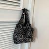 Bolso Tote de Nicho con Lentejuelas de Alto Valor Estético 2026 Nueva Moda Tendencia Versátil Elegante Cielo Estrellado Brillante Bolso de Hombro