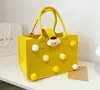 Bolsa de Feltro de Celebridade da Internet, Bolsa de Presente de Luxo, Bolsa Tote Pequena de Feltro de Desenho Animado, Bolsa de Mão Souvenir da Lua Cheia
