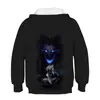Venta directa de fábrica comercio exterior 2020 nuevo ropa infantil estampado digital cuello redondo con capucha suéter casual ropa infantil suéter con capucha