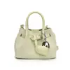 Bolsa Satchel com Pingente de Coração Cesta de Legumes 2025 Nova Tendência Moda Primavera Padrão Trançado Bolsa Tote Bolsa de Ombro Único Transversal para Mulheres