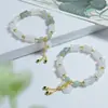 Pulsera de Calabaza de Jade Dorado Natural de Xinjiang Pulsera de Jade Natural Multicolor Tianshan Cui Pulsera de Círculo Único para Mujer