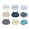 Gatito Lindo Pez Acrílico DIY Accesorios Funda de Teléfono Celular Agujero Zapatos Parche Pasador Accesorios para el Cabello Material